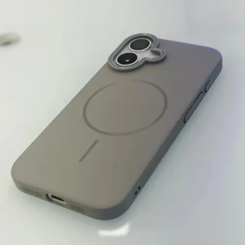 Alternative view of iPhone 16 Slim Case (Gray)