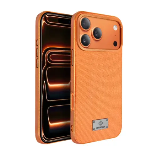 Fabric Texture iPhone Case Orange