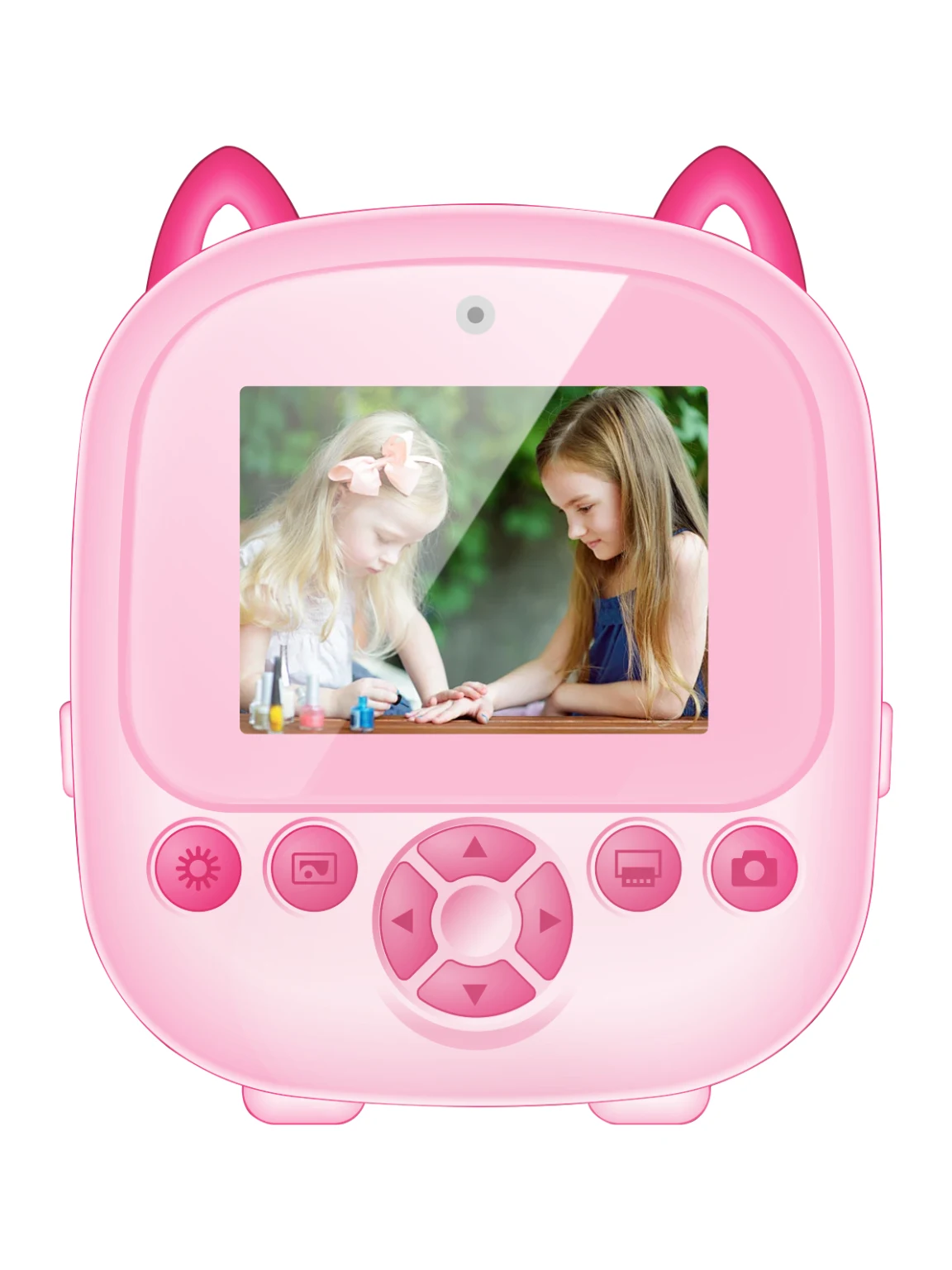Instant Print Camera for Kids Pink - Image 2