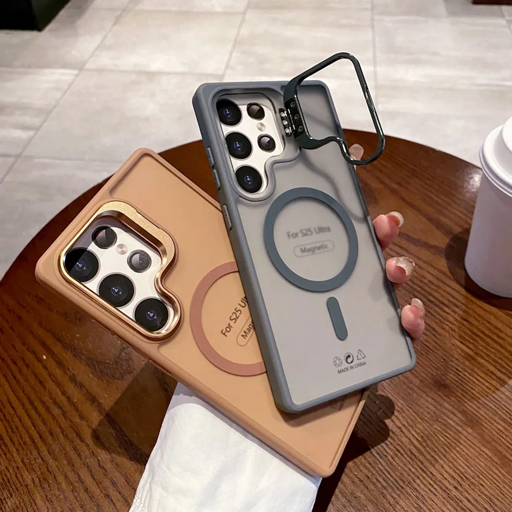 MagSafe Transparent Samsung Case Grey – Galaxy S24 / S25 Series (Ultra) - Image 3